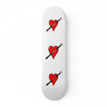 I Love Golf Heart Skateboard Decks