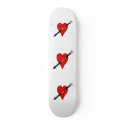 I Love Golf Heart Skateboard Decks