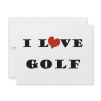 I Love Golf invitations by iloveimiss I Love Golf invitations