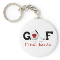 I Love Golf keychains