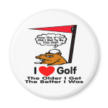 I Love Golf Fridge Magnets