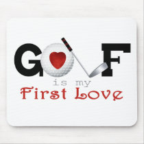 I Love Golf mousepads