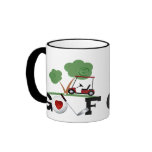 I Love Golf Coffee Mugs