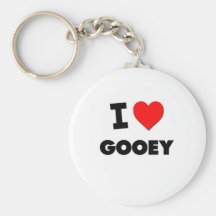 I Love Gooey Keychains