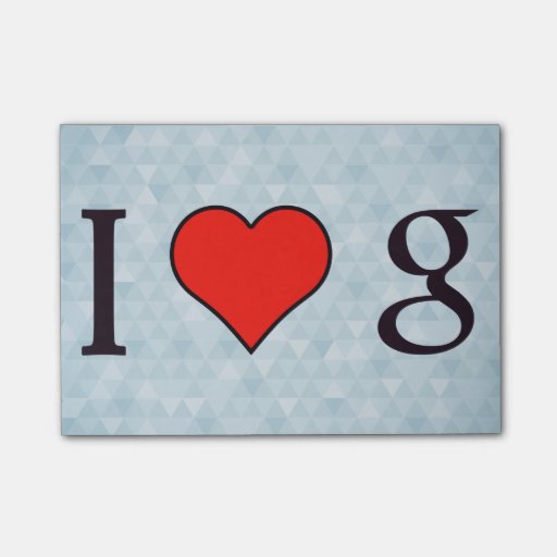 I Love Google Postit® Notes Zazzle