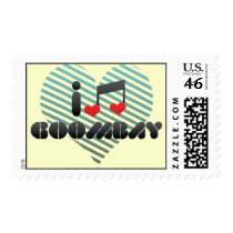 I Love Goombay Postage Stamps