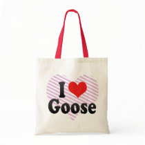 I Love Goose Tote Bag