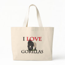 I Love Gorillas bags