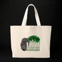 I love gorillas bags by crazycooldesigns I love gorillas bags
