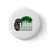 I love gorillas buttons