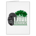 I love gorillas cards by crazycooldesigns I love gorillas cards