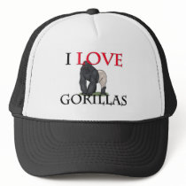 I Love Gorillas hats by tshirtshirts I Love Gorillas hats