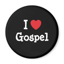 I love Gospel heart custom personalized magnets