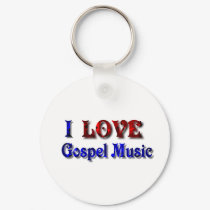 I LOVE Gospel Music -Keychain-Effect-1