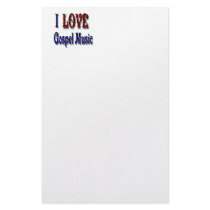 I LOVE Gospel Music-STATIONERY