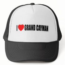I Love Grand Cayman Mesh Hat