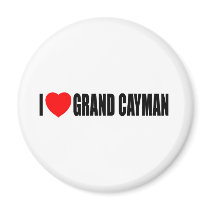 I Love Grand Cayman Magnet