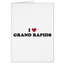 I Love Grand Rapids Michigan Cards