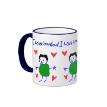 I Love Grandad mugs