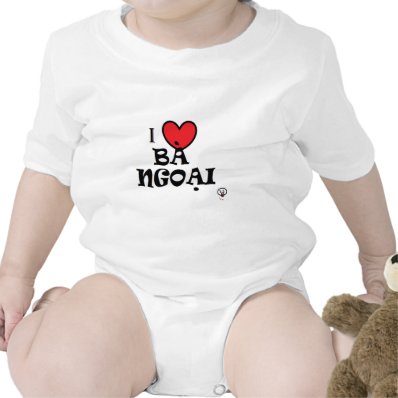 I love grandma (in Vietnamese) Rompers