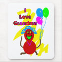 I love grandma Kids Gifts mousepads