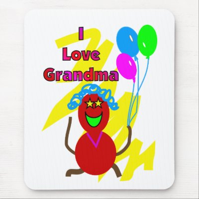 I love grandma Kids Gifts Mouse Mats by gailg1957