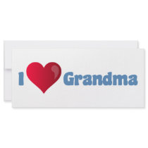I Love Grandma rack cards by babyfactory I Love Grandma rack cards