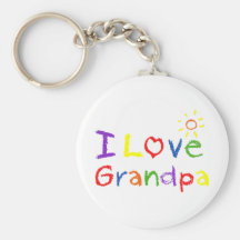 I love Grandpa Keychain