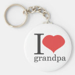 i love grandpa keychains
