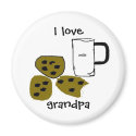 I Love Grandpa magnets