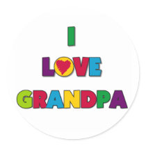I Love Grandpa Tshirts and Gifts stickers by toddlersplace I Love Grandpa Tshirts and Gifts stickers