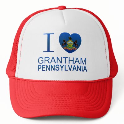 I Love Grantham, PA Mesh Hat