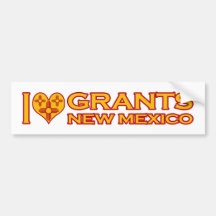 I Love Grants, NM Bumper Sticker