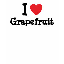 I love Grapefruit heart T-Shirt