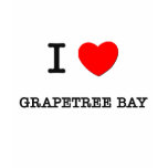 I Love Grapetree Bay Virgin Islands t-shirts