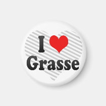 I Love Grasse, France magnets