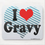 I Love Gravy Mousepads