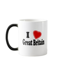 I Love Great Britain mugs