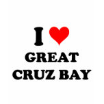I Love Great Cruz Bay Virgin Islands t-shirts