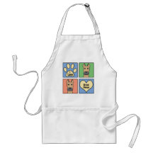 I Love Great Danes Aprons