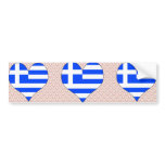 I Love Greece Bumper Sticker