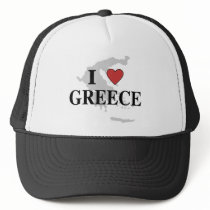 I Love Greece Trucker Hats