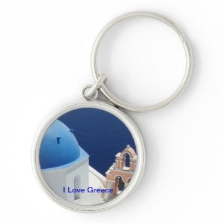 I Love Greece- Keychain keychain