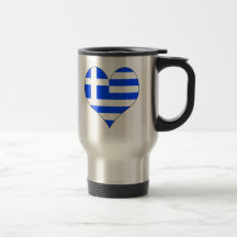 I Love Greece Mug