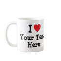 I love Green Beans heart T-Shirt mugs