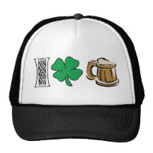 I Love Green Beer Gift Hat