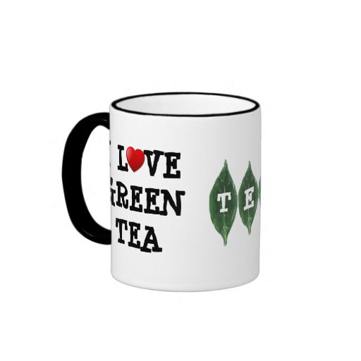I Love Green Tea Mug Customisable Mug Zazzle