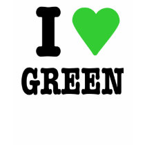 i love green t-shirts by giochbr i love green t-shirts