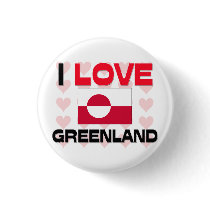I Love Greenland buttons