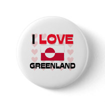 I Love Greenland buttons